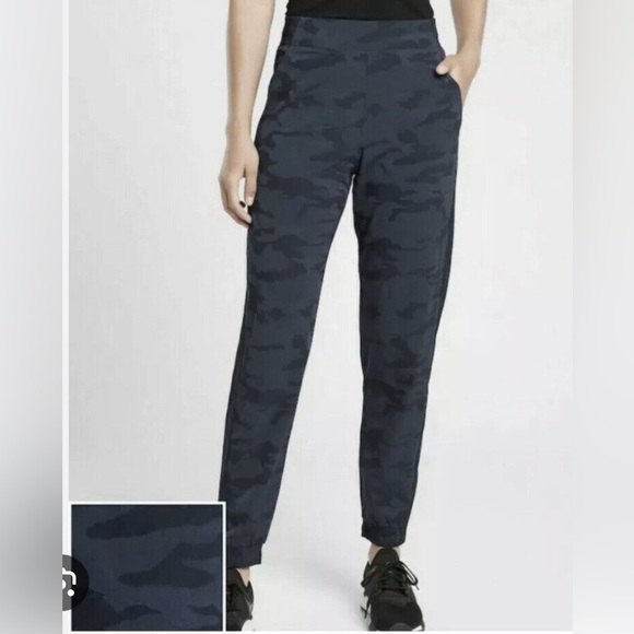 Athleta: Brooklyn Camo Jogger - 8Tall. Color: Dress Blue Camo - Picture 1 of 1